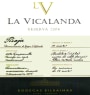 La Vicalanda Rioja Reserva Tempranillo 2004 Front Label
