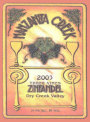 Manzanita Creek Winery Three Vines Zinfandel 2003 Front Label