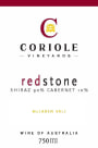 Coriole Vineyards Redstone Shiraz Cabernet 2005 Front Label