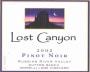 Lost Canyon Winery Dutton Ranch Morelli Lane Vineyard Pinot Noir 2002  Front Label