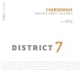 District 7 Chardonnay 2010  Front Label