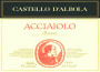 Castello di Albola Toscana Acciaiolo 2005 Front Label