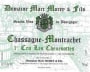 Domaine Marc Morey Chassagne-Montrachet Les Chenevottes Premier Cru 2005 Front Label