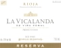 La Vicalanda Rioja Reserva Tempranillo 2005 Front Label