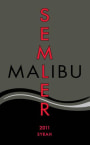 Malibu Wines Semler Syrah 2011 Front Label