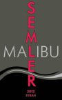 Malibu Wines Semler Syrah 2012 Front Label