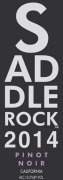 Malibu Wines Saddlerock Pinot Noir 2014 Front Label