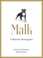 Malk Family Vineyards Cabernet Sauvignon 2010 Front Label