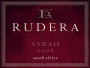 Rudera Syrah 2006 Front Label