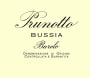 Prunotto Barolo Bussia 2006 Front Label