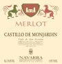 Bodegas Castillo de Monjardin Merlot 2006 Front Label