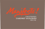 Manifesto Wines Cabernet Sauvignon 2014 Front Label