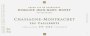 Domaine Jean-Marc Pillot Chassagne-Montrachet Cailleret Premier Cru 2006 Front Label