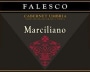 Falesco Marciliano 2007 Front Label
