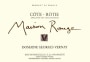 Georges Vernay Cote-Rotie Maison Rouge 2007 Front Label