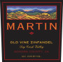 Martin Family Vineyards Old Vine Zinfandel 2010 Front Label