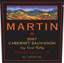 Martin Family Vineyards Cabernet Sauvignon 2007 Front Label