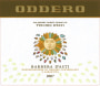 Oddero Barbera d'Asti Vinchio 2007 Front Label