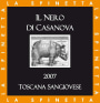 La Spinetta Toscana Il Nero di Casanova Sangiovese 2007 Front Label