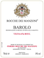 Rocche dei Manzoni Barolo Vigna d'la Roul 2007 Front Label