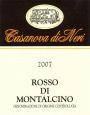 Casanova di Neri Rosso di Montalcino 2007 Front Label