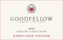 Matello Goodfellow Bishop Creek Vineyard Pinot Noir 2012 Front Label