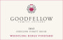 Matello Goodfellow Whistling Ridge Vineyard Pinot Noir 2012 Front Label