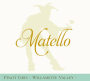 Matello Pinot Gris 2013 Front Label