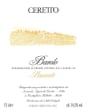 Ceretto Barolo Brunate 2008 Front Label