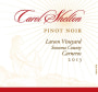 Carol Shelton Larson Vineyard Pinot Noir 2013 Front Label