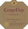 Campo Viejo Gran Reserva 2008 Front Label