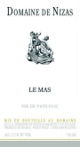 Domaine de Nizas Le Mas 2008 Front Label