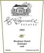 McConnell Estates Winery Wackman Ranch Zinfandel 2003 Front Label