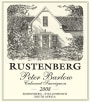 Rustenberg Peter Barlow Vineyard Cabernet Sauvignon 2008 Front Label