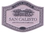 Valle Reale Montepulciano d'Abruzzo San Calisto 2008 Front Label