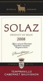 Osborne Solaz 2008 Front Label