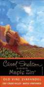 Carol Shelton Maple Zin Old Vine Zinfandel 2005 Front Label