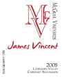 McGrail Vineyards and Winery James Vincent Cabernet Sauvignon 2005 Front Label