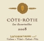 Vins de Vienne Cote Rotie Les Essartaille 2008 Front Label