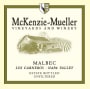 McKenzie-Mueller Vineyards & Winery Malbec 2006 Front Label