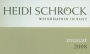 Heidi Schrock & Sohne Muscat 2008 Front Label