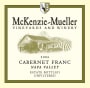 McKenzie-Mueller Vineyards & Winery Cabernet Franc 2004 Front Label