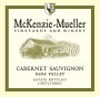 McKenzie-Mueller Vineyards & Winery Cabernet Sauvignon 2008 Front Label