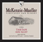 McKenzie-Mueller Vineyards & Winery McKenzie-Mueller Vineyards  Winery Tartan Red 2004 Front Label