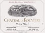 Domaines Bunan Bandol Chateau de la Rouviere 2009 Front Label