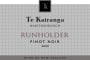 Te Kairanga Runholder Pinot Noir 2009 Front Label