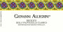 Allegrini Recioto della Valpolicella Classico Giovanni Allegrini 2009 Front Label