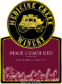 Medicine Creek Winery Stage Coach 2008 Front Label