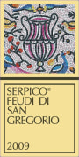 Feudi di San Gregorio Serpico 2009 Front Label