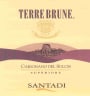 Santadi Carignano del Sulcis Terre Brune 2009 Front Label